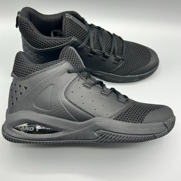 AND1 Take Off 3.0 Basketball Mens Sneakers Black Athletic Shoes Size 10 - Picture 1 of 6